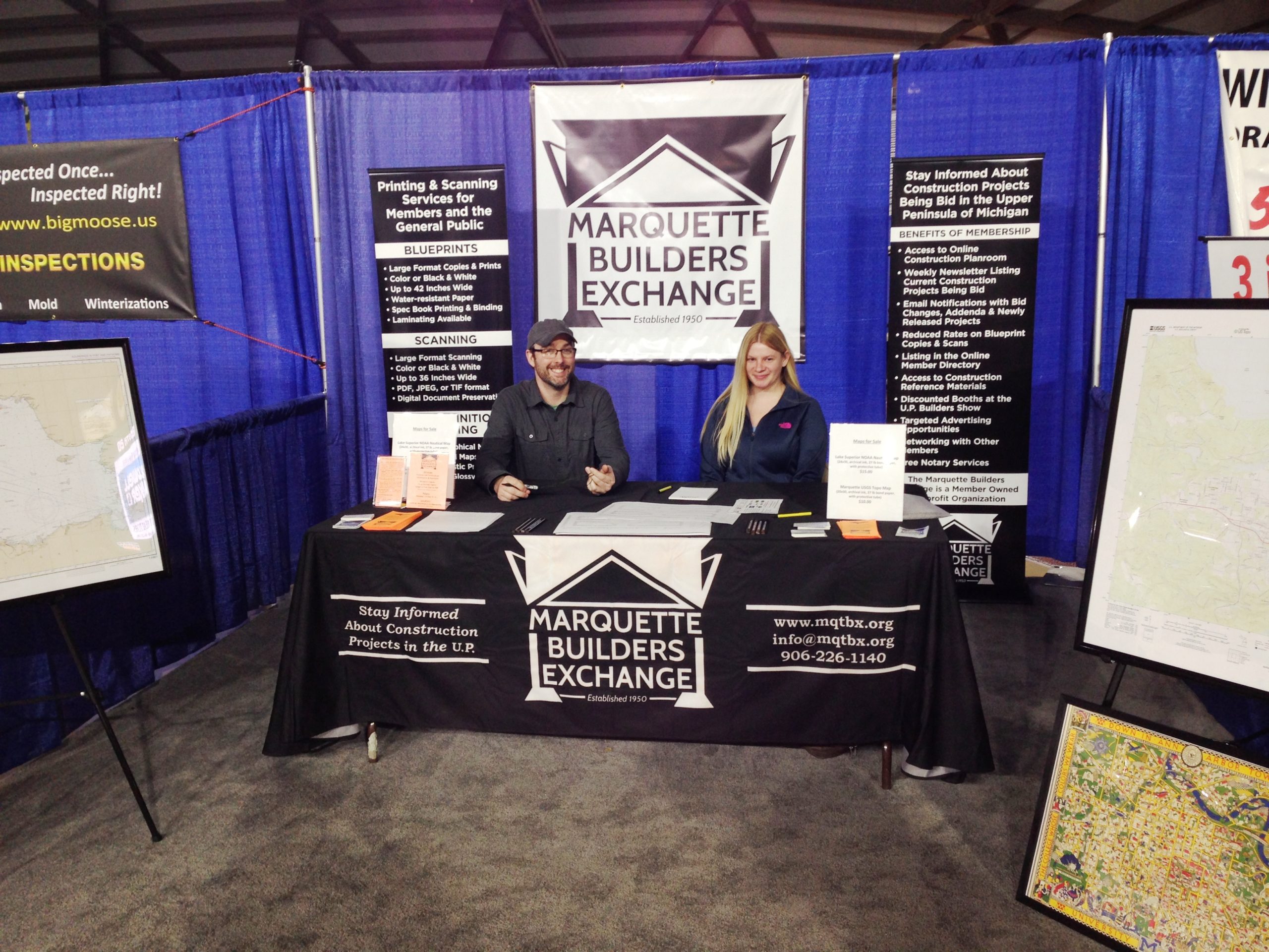 Marquette Builders Exchange Booth